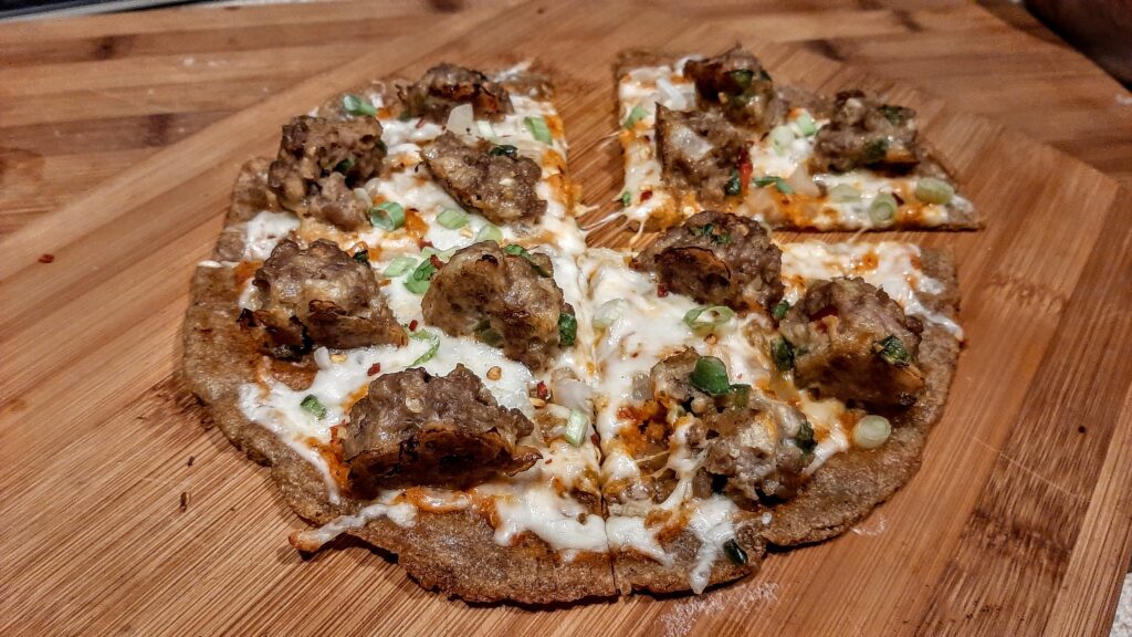 jalapeno metaball pizza
